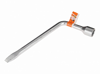 Ключ баллонный Г-образный 21мм L=350мм с лопаткой ЭВРИКА 1/10/40